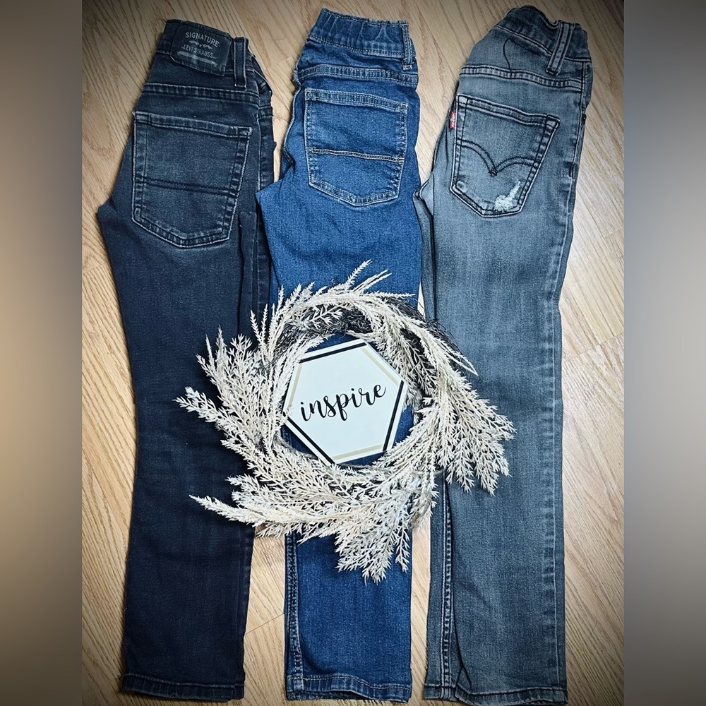 3 pairs of little boys jeans